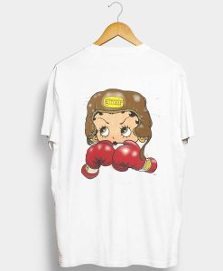 Betty Boop Boxing T-Shirt AI Back