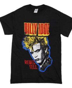Billy Idol Rebel Yell Girls T-Shirt AI