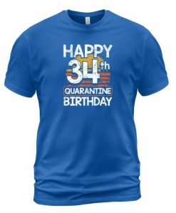 Happy 34th T-shirt AI