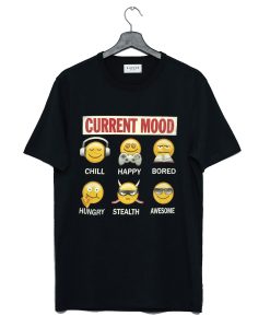 Current Mood Emoji T Shirt AI