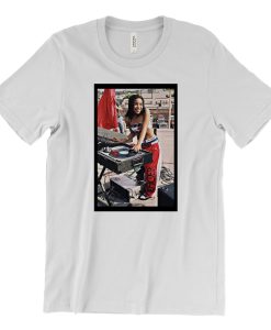 Aaliyah DJ Rock T Shirt AI