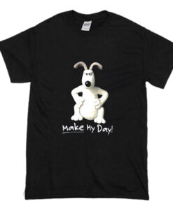 Vtg Wallace & Gromit Make My Day T-Shirt AI