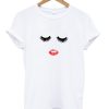 Eyes Mascara Lipstick T-Shirt ynt