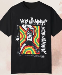 Michael Jordan Bob Marley We're Jamming T-shirt thd