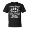 The Man Myth Legend Vintage 1950 72Nd T Shirt thd